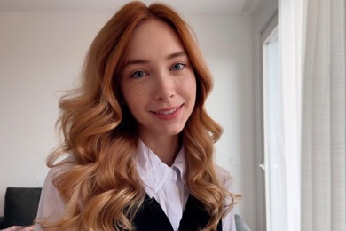 The secretary wanted a pay raise but got cum on her pussy instead - [Loly Nebel]