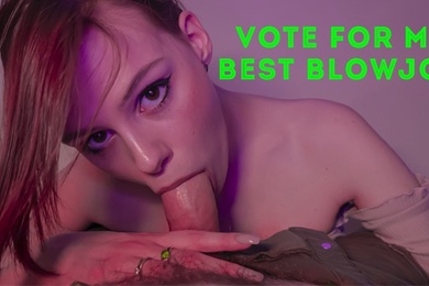 Saftig blowjob fra en skonhed, cum pa hendes ansigt, og hun slikkede alt op med at synke