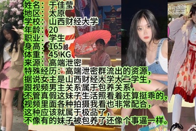 高端泄密群流出被包养的00后美女大学生
