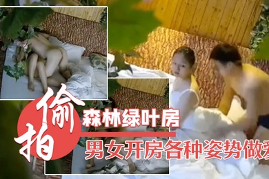 森林绿叶房高清偷拍两对男女开房各种姿势做爱