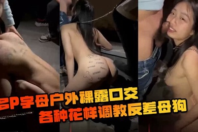 多P字母户外裸露口交各种花样调教反差母狗