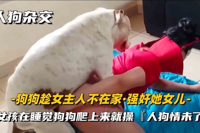 人狗杂交重口味系列女主人趁男友不在家用狗狗进行性爱发泄超刺激