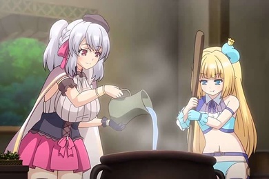 中文字幕魔人錬精術士コレットのHな搾精物語第二話褐色踊り子アーシャ参戦エッチな誘惑で