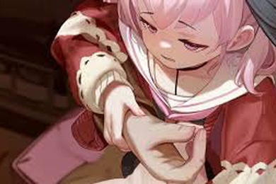 娇小的女孩让人怜惜