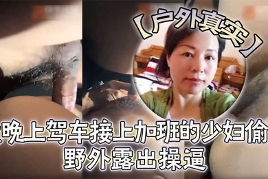 户外真实野外露出操逼对白刺激大晚上驾车接上加班的少妇偷情脱下裤子打灯光掰穴在菜地边操逼第一人称视角后入无套内射